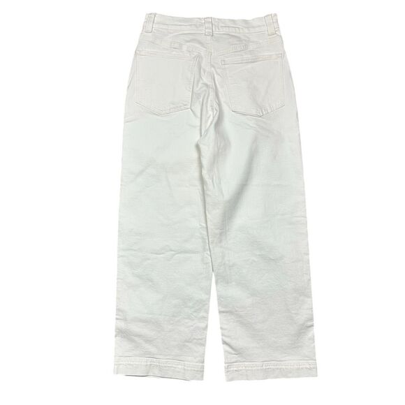NWT Madewell Women's Perfect Vintage Wide-Leg Crop Jean Size 27 Tile White - Picture 6 of 13